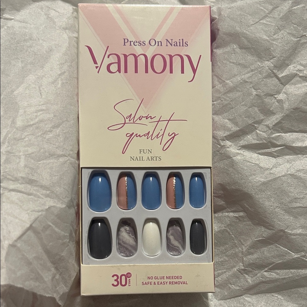 🩷 2/$3 Bundle Vamony Press On Nails Set 30 Piece